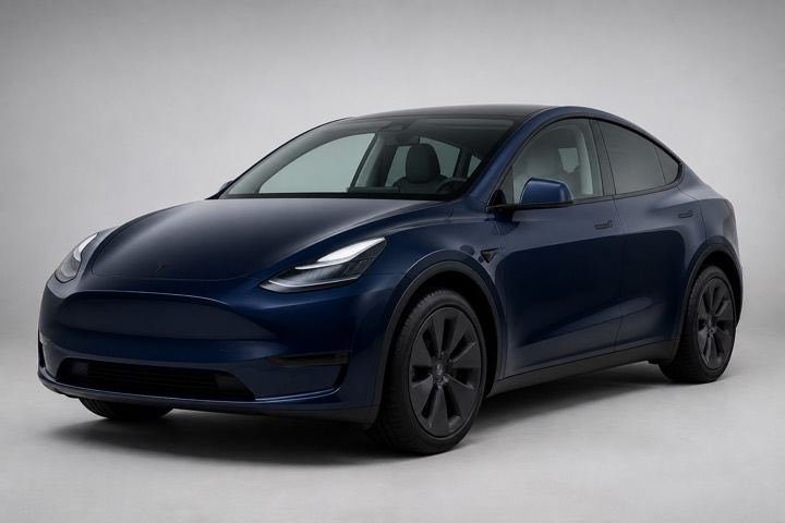 Tesla Model Y, 5 seats, private transfer in Lucerne